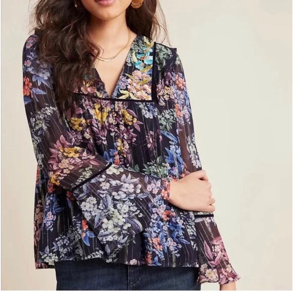 Anthropologie Tops - Binet Bahl floral anthropology top